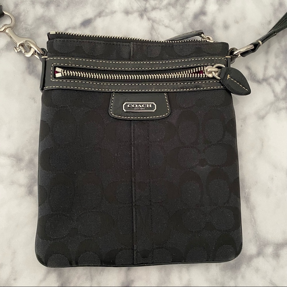 Black Coach crossbody bag - great condition!